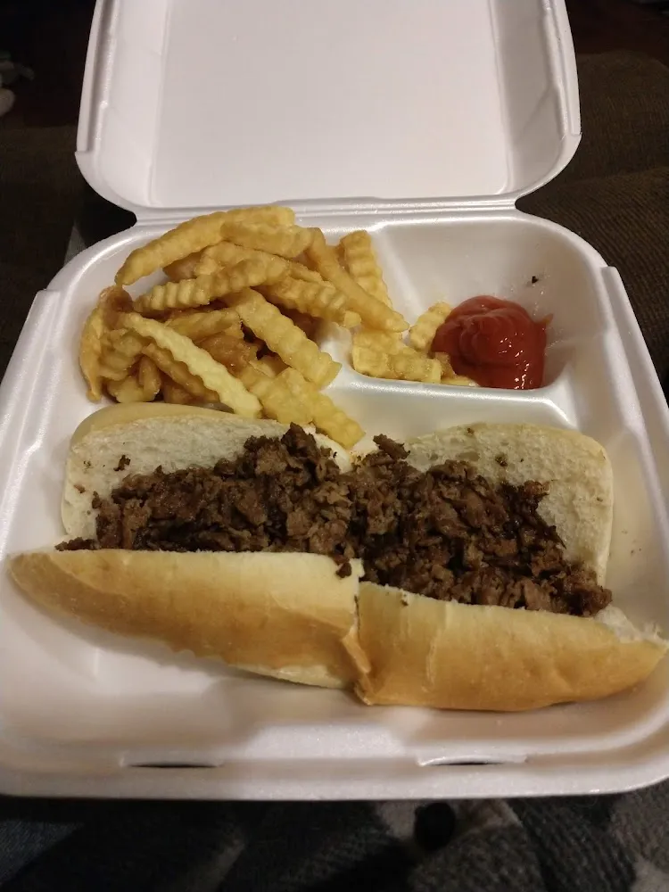 Steak Sub & Fries